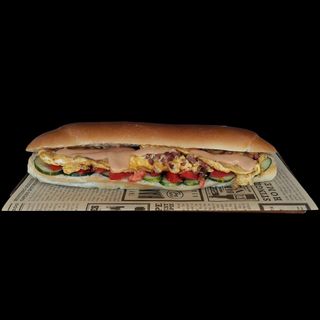 Sendvič omlet sa slaninom