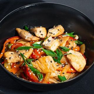 Wok chicken