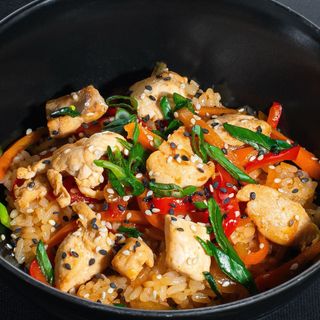 Rice chicken