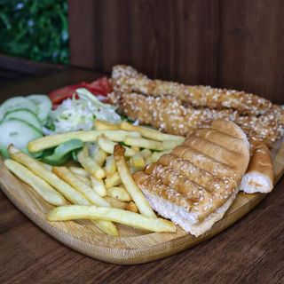 Pohovana piletina sa susamom Box