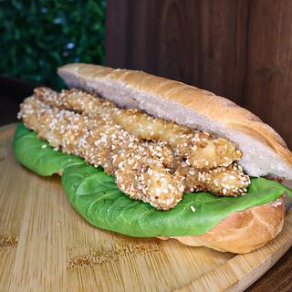 Pohovani pileći štapići sa susamom