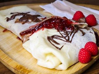 Krem, plazma i malina