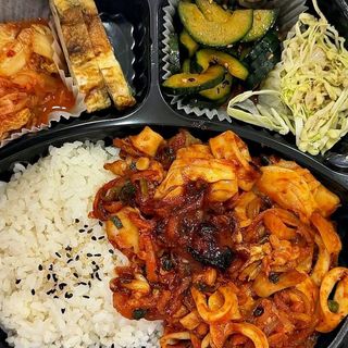 Ojingeo(spicy squid) lunch box