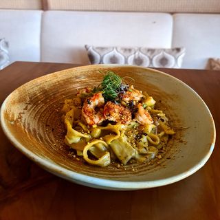 Taljatele sa pistaćima i gamborima