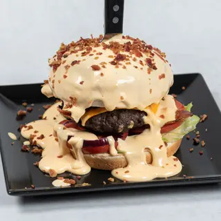 Cheddar bacon burger