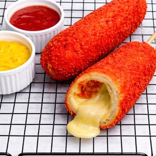 Pepperoni Corn Dog