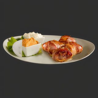 Punjeni pileći ražnjići