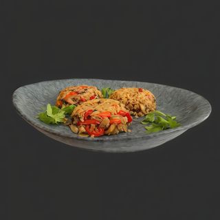 Pirinač sa šampinjonima