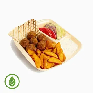Falafel na tanjiru sa Village krompirom