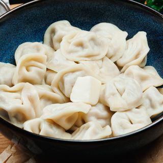 Dumplings with chicken