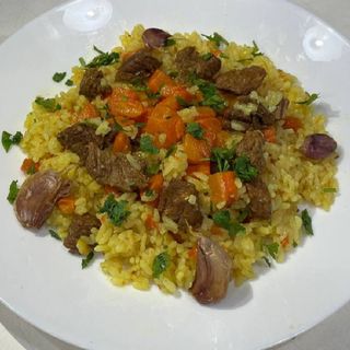 Pilaf with beef