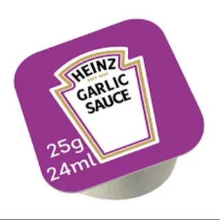 Dip Heinz garlic sauce