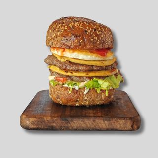 Triple chicken proteinski low carb burger