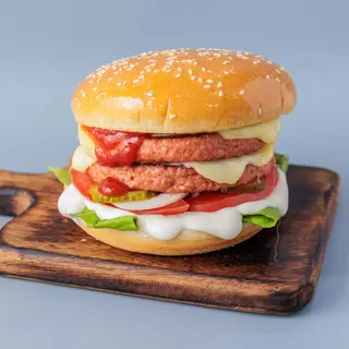 Triple Vege burger