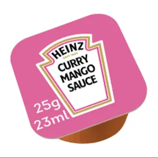 Dip Heinz curry mango sauce