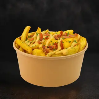 Cheese whiz pomfrit