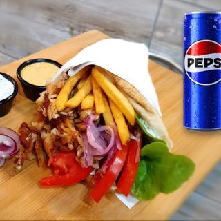 Najveći gyros - Premium 570 gr + Pepsi limenka