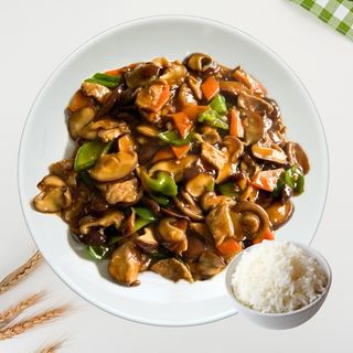 18.Pržena piletina sa pečurkama 蘑菇溜鸡片