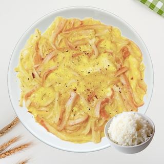 14. Kajgana sa štapićima od rakova 蟹棒炒鸡蛋