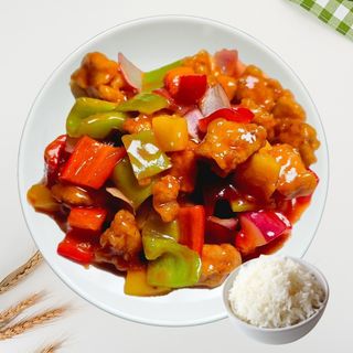 3. Slatka i kisela piletina od ananasa 糖醋菠萝鸡肉 Sweet and Sour Pineapple Chicken
