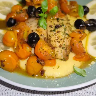 Posni brancin u ludoj vodi/ Pesce all’Acqua Pazza  posno