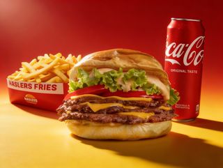 COMBO (TRIPLE) HASLERS SMASHBURGER