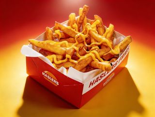 ZAČINJENI POMFRIT SA TOPLJENIM CHEDDAROM