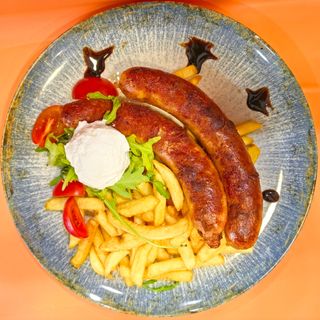 Dimnjena svinjska kobasica sa sirom