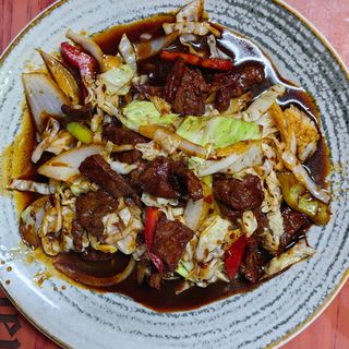 sichuan beef and side rice四川牛肉配饭