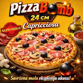 PIZZA BOMB XL CAPRICCIOSA