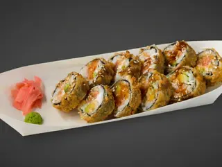Tempura rolnice sa lososom