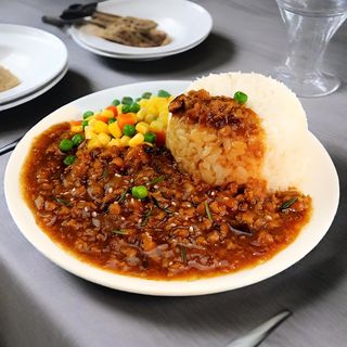 Rice with meat sauce
