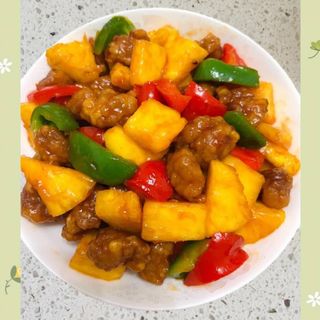 菠萝猪肉Свињетина са ананасом