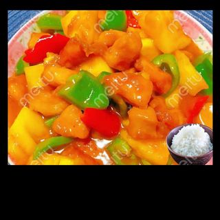 菠萝鸡肉Пилетина са ананасом и пиринач