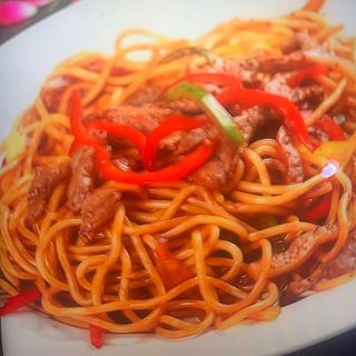 猪肉炒面Fried pork noodles: 450G