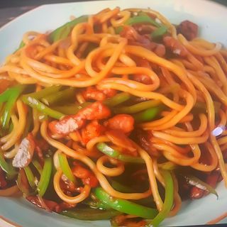 牛肉炒面Beef fried noodles