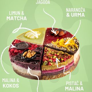 Poklon torta Mix 6 ukusa posna