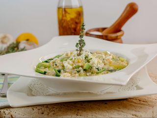 Rižoto Kozji Sir i Tikvice