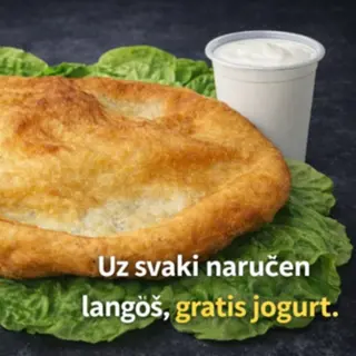 Langoš posoljen