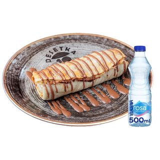 Palačinka Nutella i plazma + Rosa 0.5l