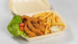 Pileći štapići u susamu