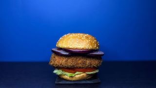 Crispy chicken burger