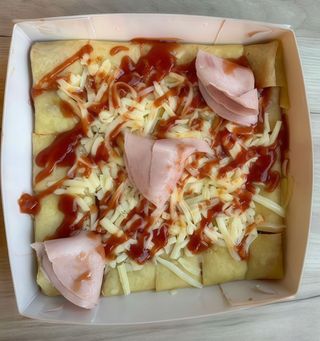 Slana palačinka sa šunkom