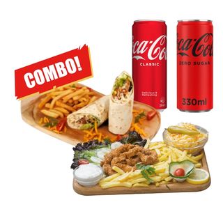Duo paket + 2x Coca Cola 0.33l
