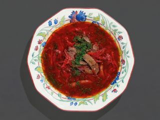 (NEW) Rich borscht with beef tongue