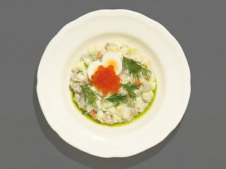 (NEW) Olivier salad with beef tongue