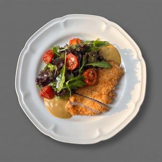 Chicken and roasted tomato salad