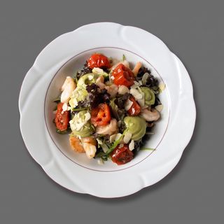 Shrimp and avocado salad