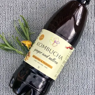 Kombucha ginger and saffron