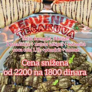 Tečin combo obrok za 4 osobe